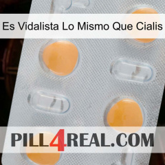 Is Vidalista The Same As Cialis 24